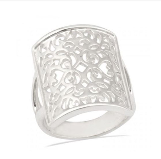 Southern Gates® Rectangle Scroll Ring