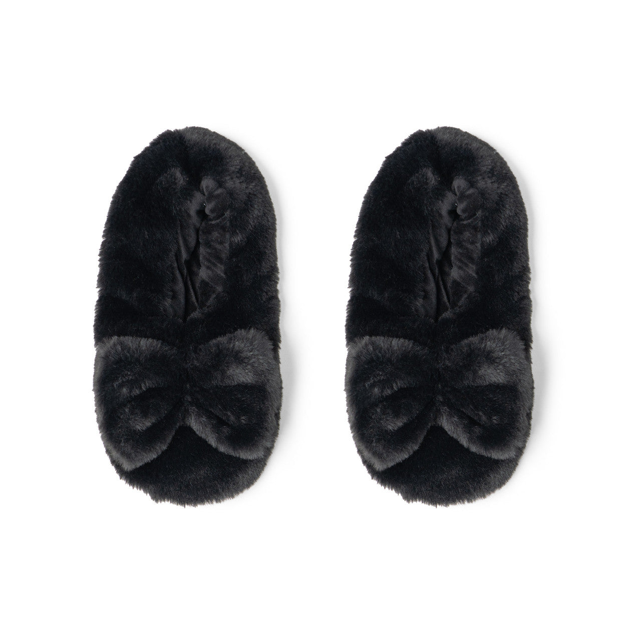 Hello Mello Cuddlers Heated Slippers - Black