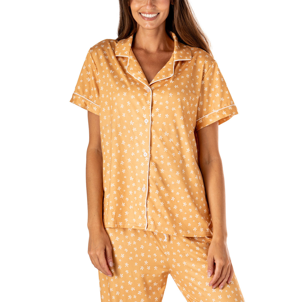 Hello Mello Pajama Top - Mellow Yellow