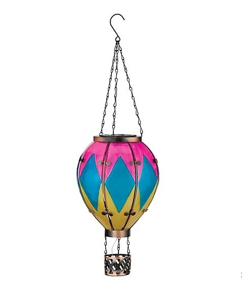 Hot Air Balloon Solar Lantern Small - Diamond