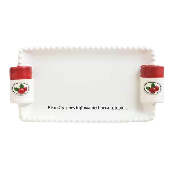 Mudpie Cranberry Icon Tray