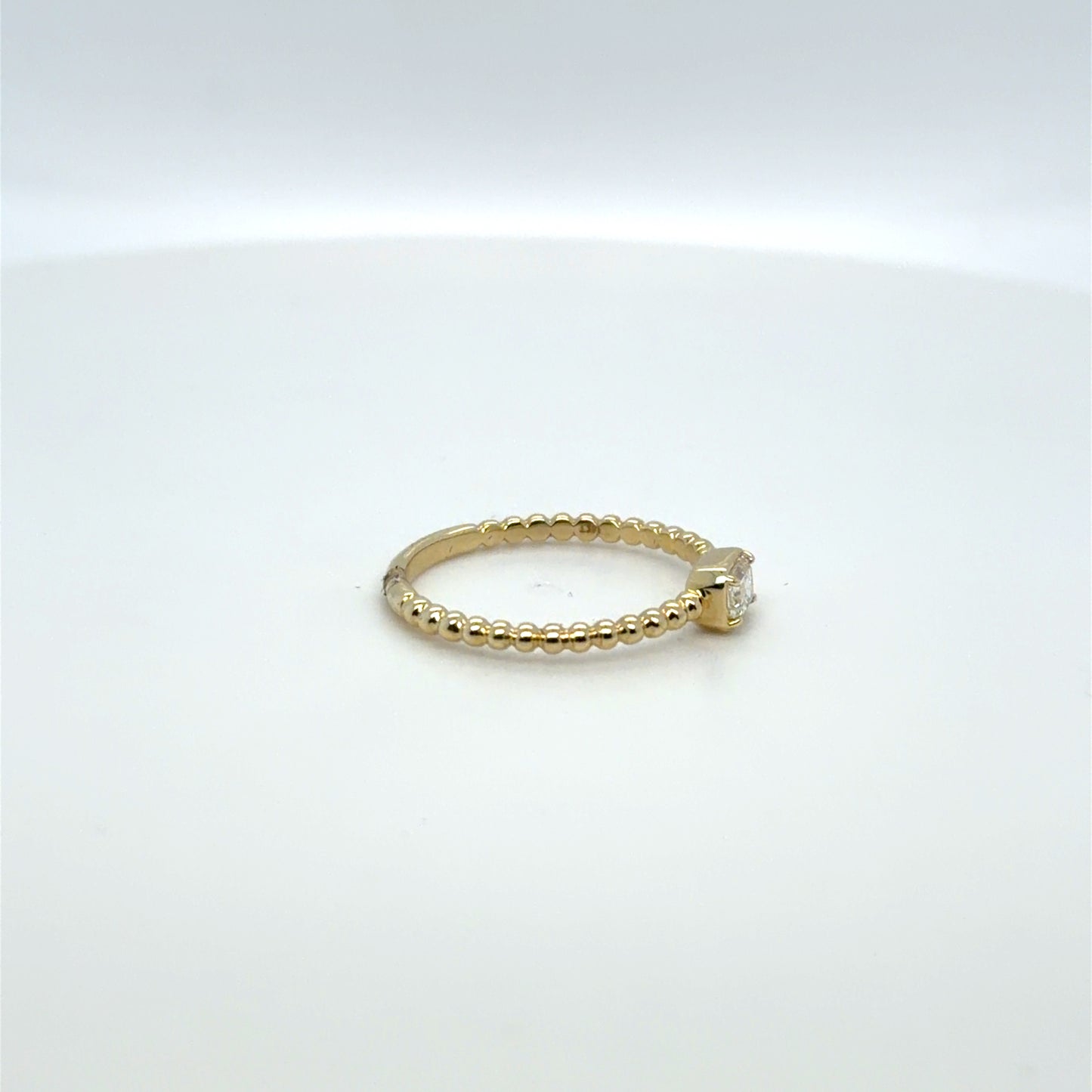 0.26 CTW Natural Diamond Emerald-Cut Cluster Ring in 14K Yellow Gold