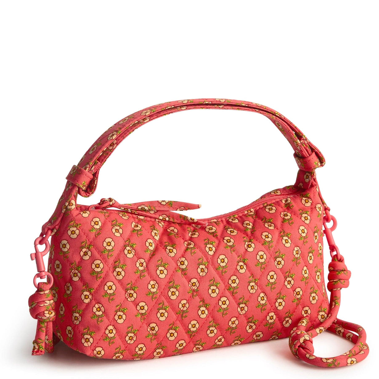 Vera Bradley Roxbury Crescent Crossbody Tiny Poppies