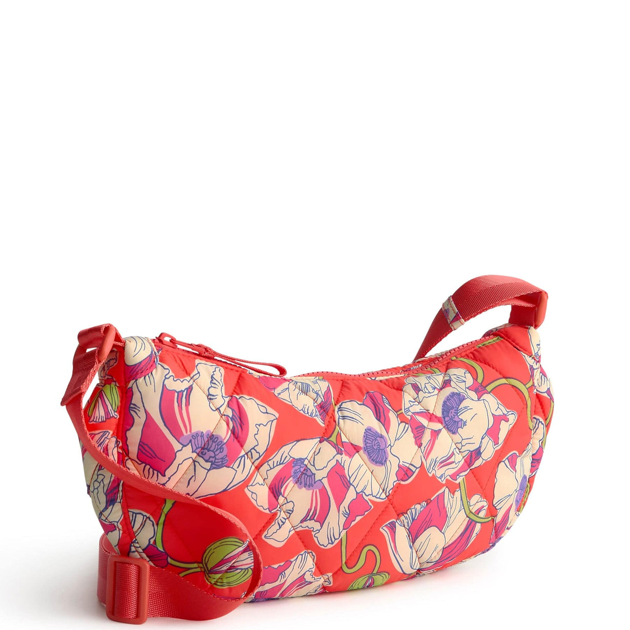 Vera Bradley Springbrook Sling Crossbody Swirling Poppies
