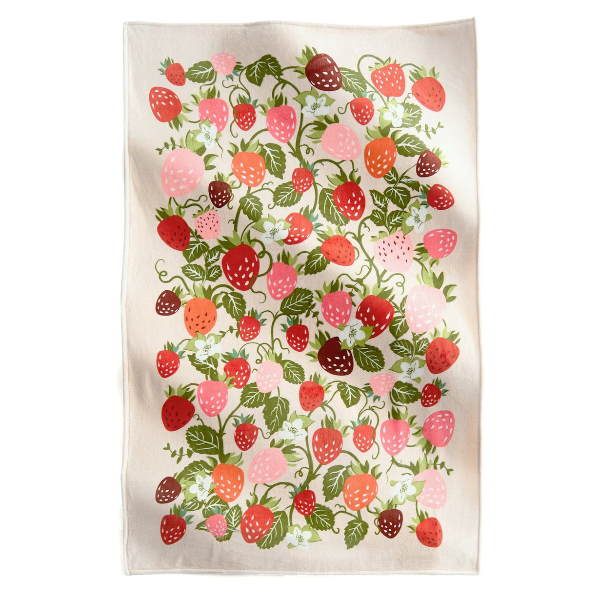 Vera Bradley Plush Throw Blanket Strawberry Vines