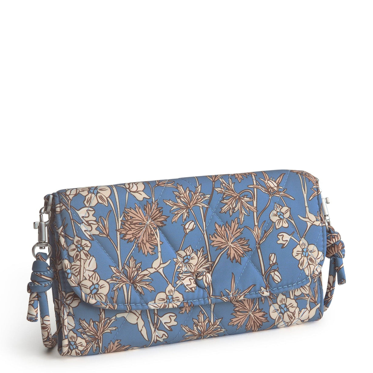 Vera Bradley Wildwood Wallet Crossbody Larkspur Delphinium