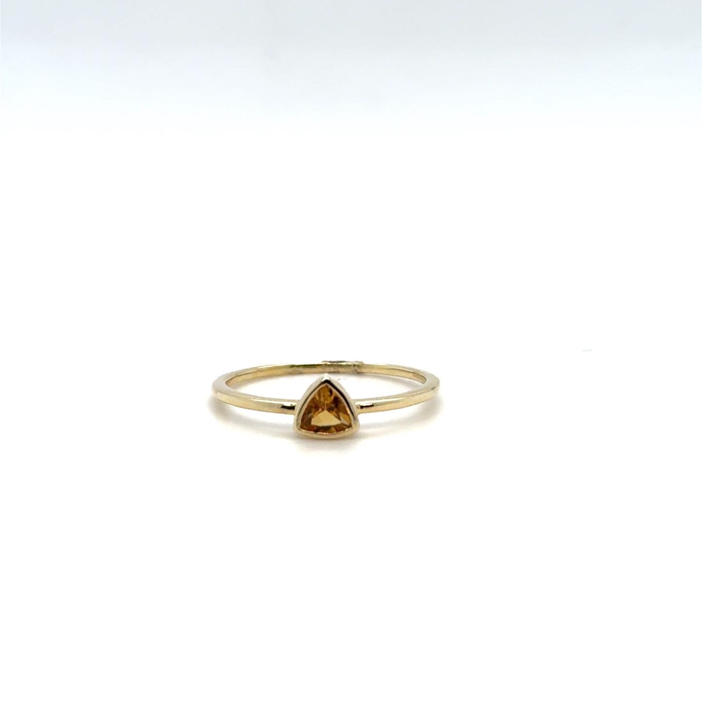 Citrine 10kt Yellow Gold Ring