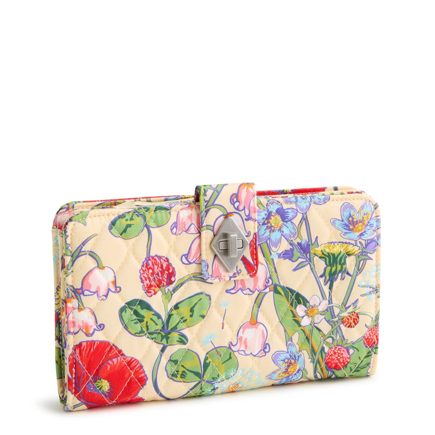 Vera Bradley Turnlock Wallet - All the Pretty Wildflowers