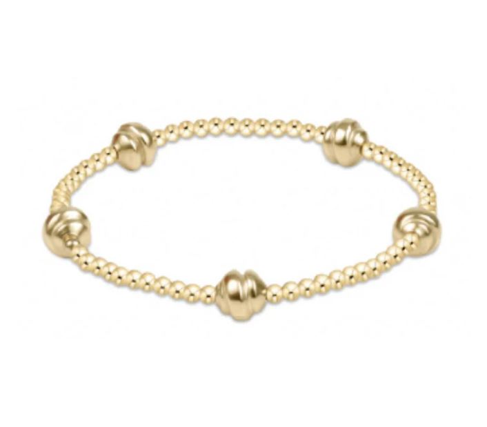 e. newton admire small gold 2.5mm gold
