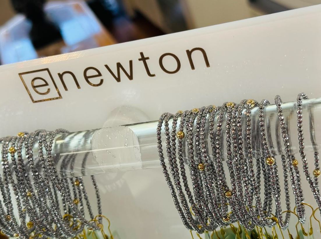 e. newton silver hematite 2mm