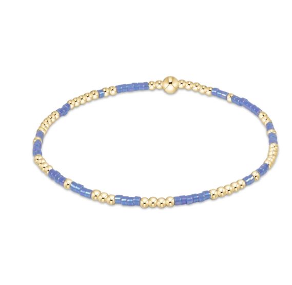 e. newton EXTENDS hope unwritten bracelet - bright blue
