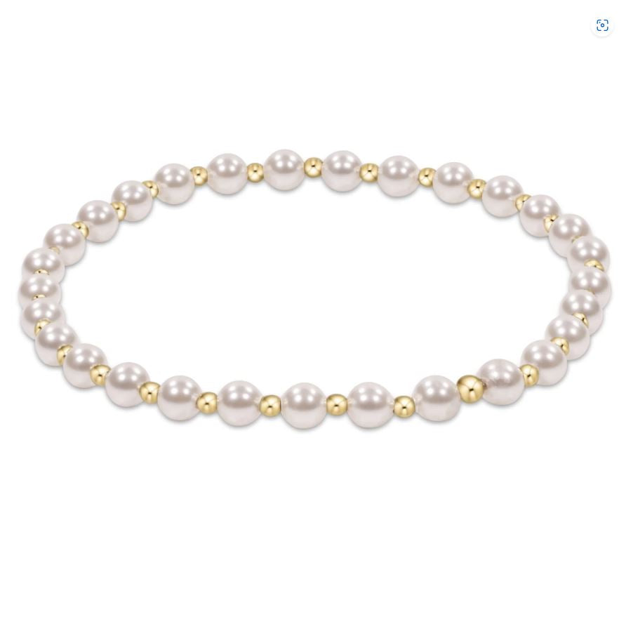 e. Newton Classic Pearl Grateful 4mm Pearl
