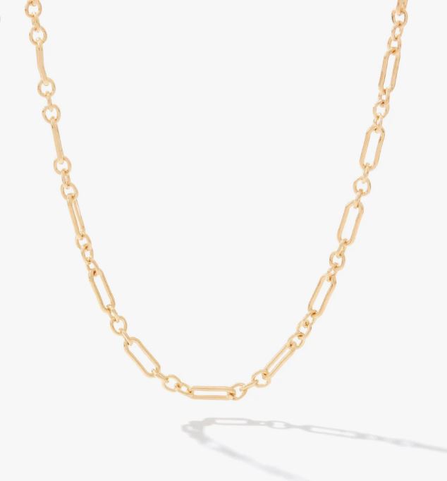 Ronaldo Links of Love Necklace - gold or silver