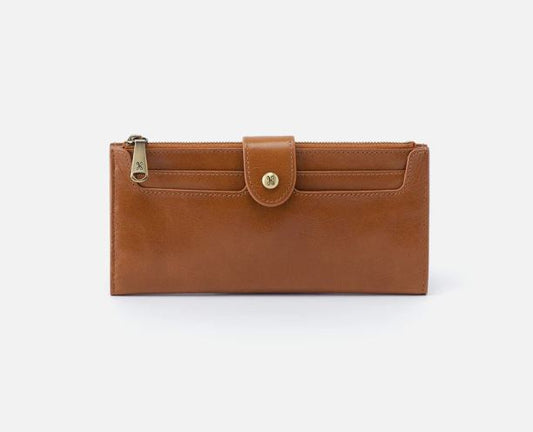 Hobo Dunn Continental Wallet - Truffle Leather