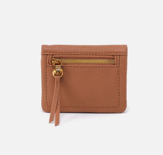 Hobo Lumen Mini Wallet - Warm Honey Leather