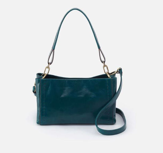 Hobo Seneca Shoulder Crossbody - Wild Bluegrass Polished Leather | Wild Bluegrass