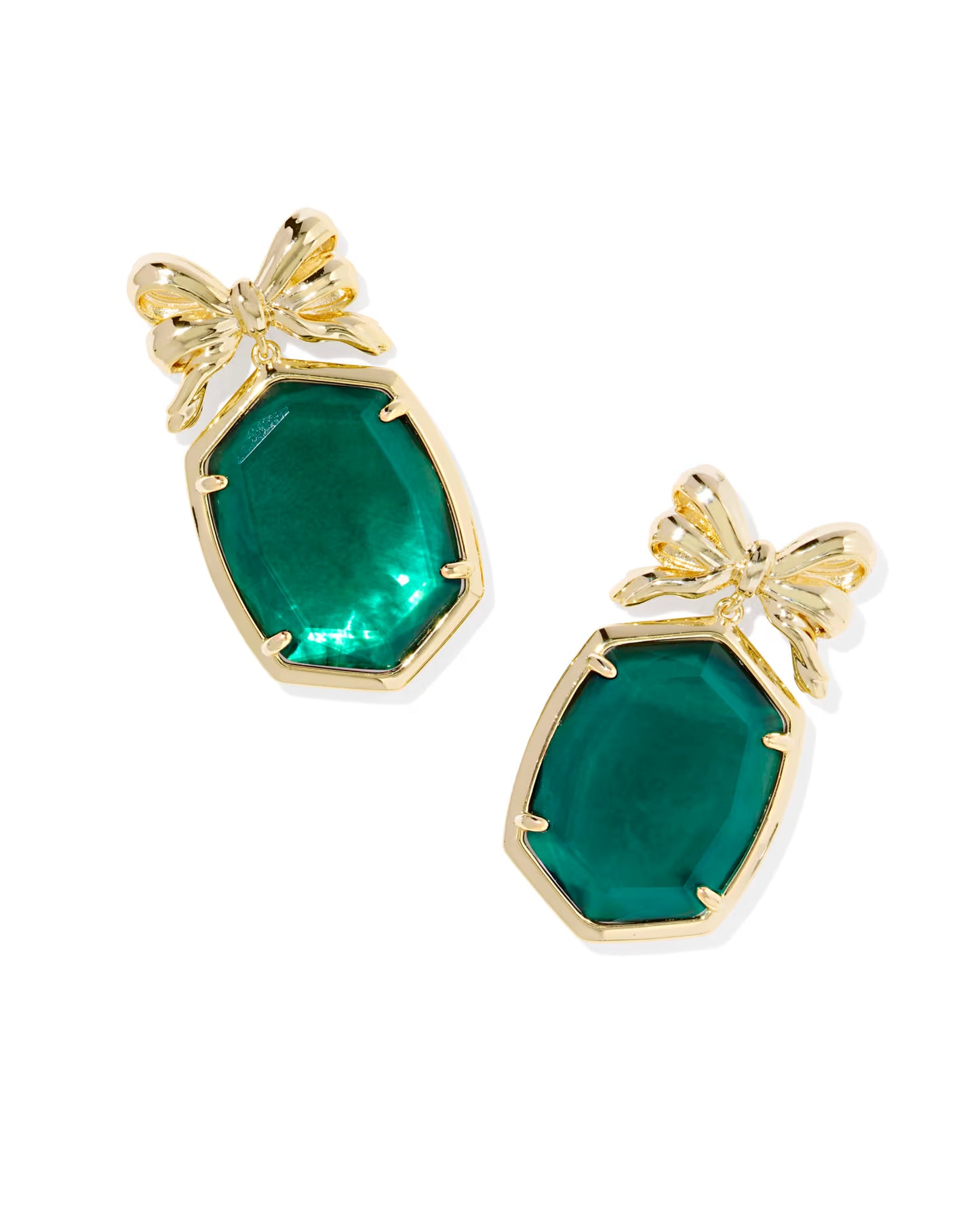Kendra Scott Daphne Bow Gold Drop Earrings