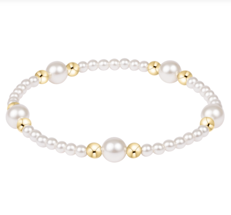 e. newton purpose pearl 6mm pearl bracelet