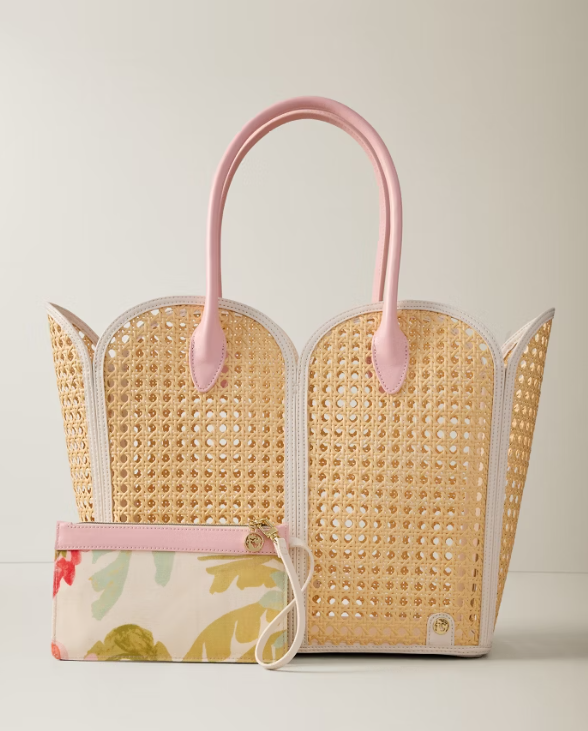 Spartina Splash Cane Castillo Tropical Beach Tote