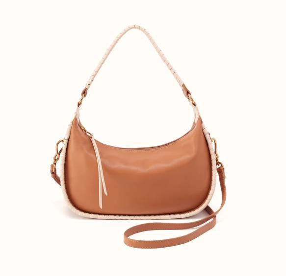 Mia Crescent Hobo - Smooth Leather | Warm Cashew