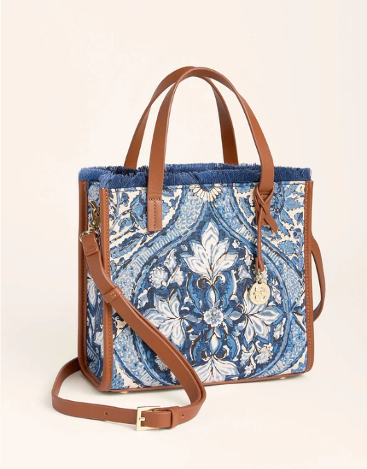 Spartina Dune Satchel - Japonica Cartouche Blue