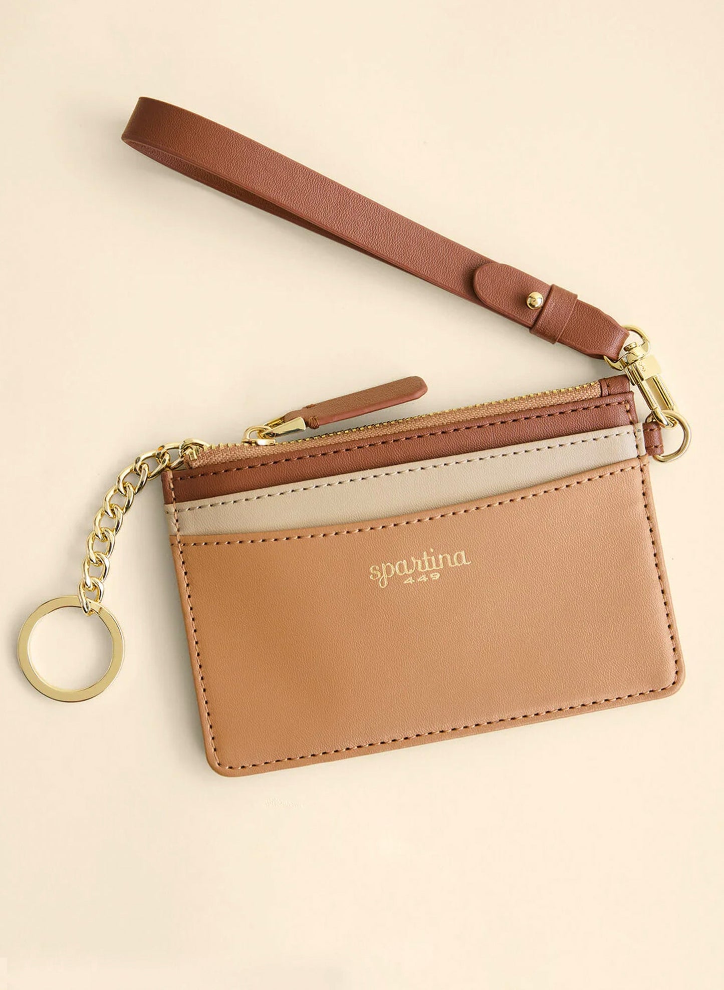 Spartina Slimcard Coinpurse Brown Sugar