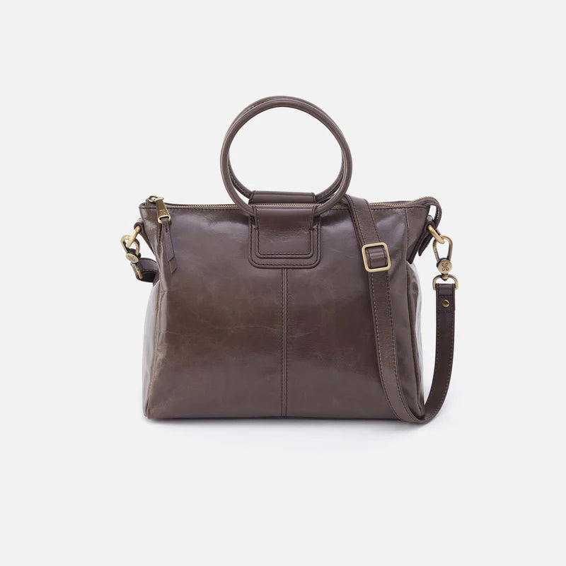 Hobo Sheila Medium Satchel - Polished Leather | Hearthstone