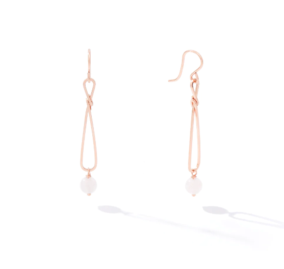 Ronaldo Be Mine Rose Gold Earrings