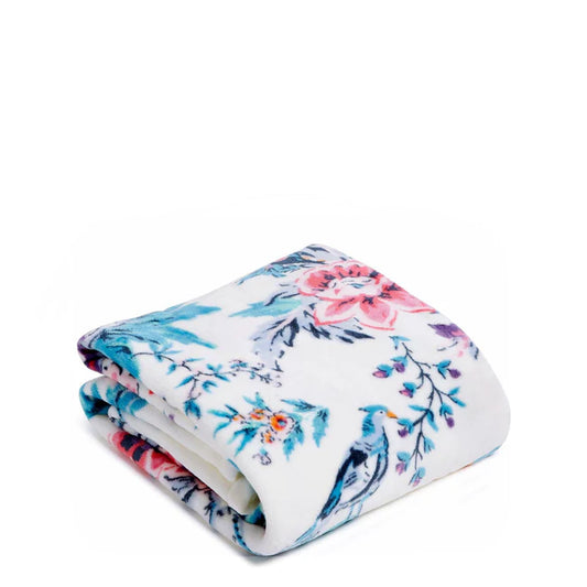Vera Bradley Plush throw Blanket Magnifique Floral