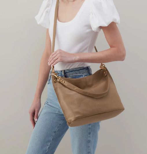 Hobo Pier Shoulder Bag - Cedar Sagebrush Leather