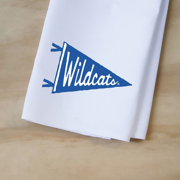 Kentucky Wildcats Pennant Tea Towel