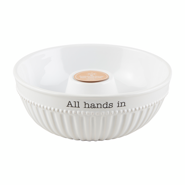 Mud Pie All Hands in Accessory Serving Bowl
