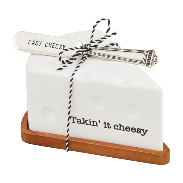 Mudpie Figural Cheese Cloche Set