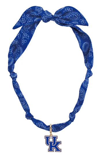 Kentucky Wildcats Logo Bandana Scarf Necklace
