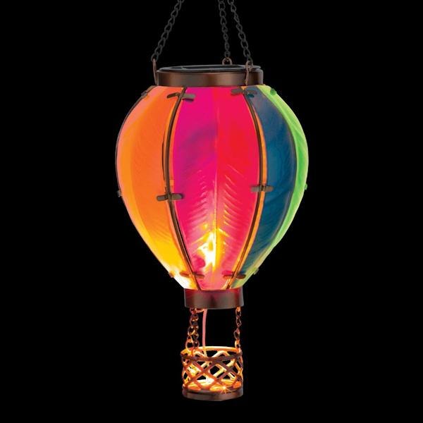 Hot Air Balloon Solar Lantern Small - Rainbow