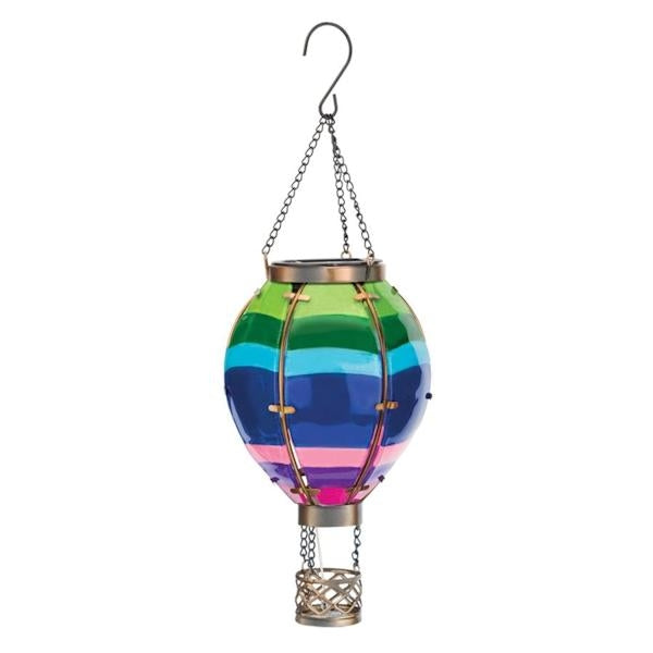 Hot Air Balloon Solar Lantern Small - Stripe