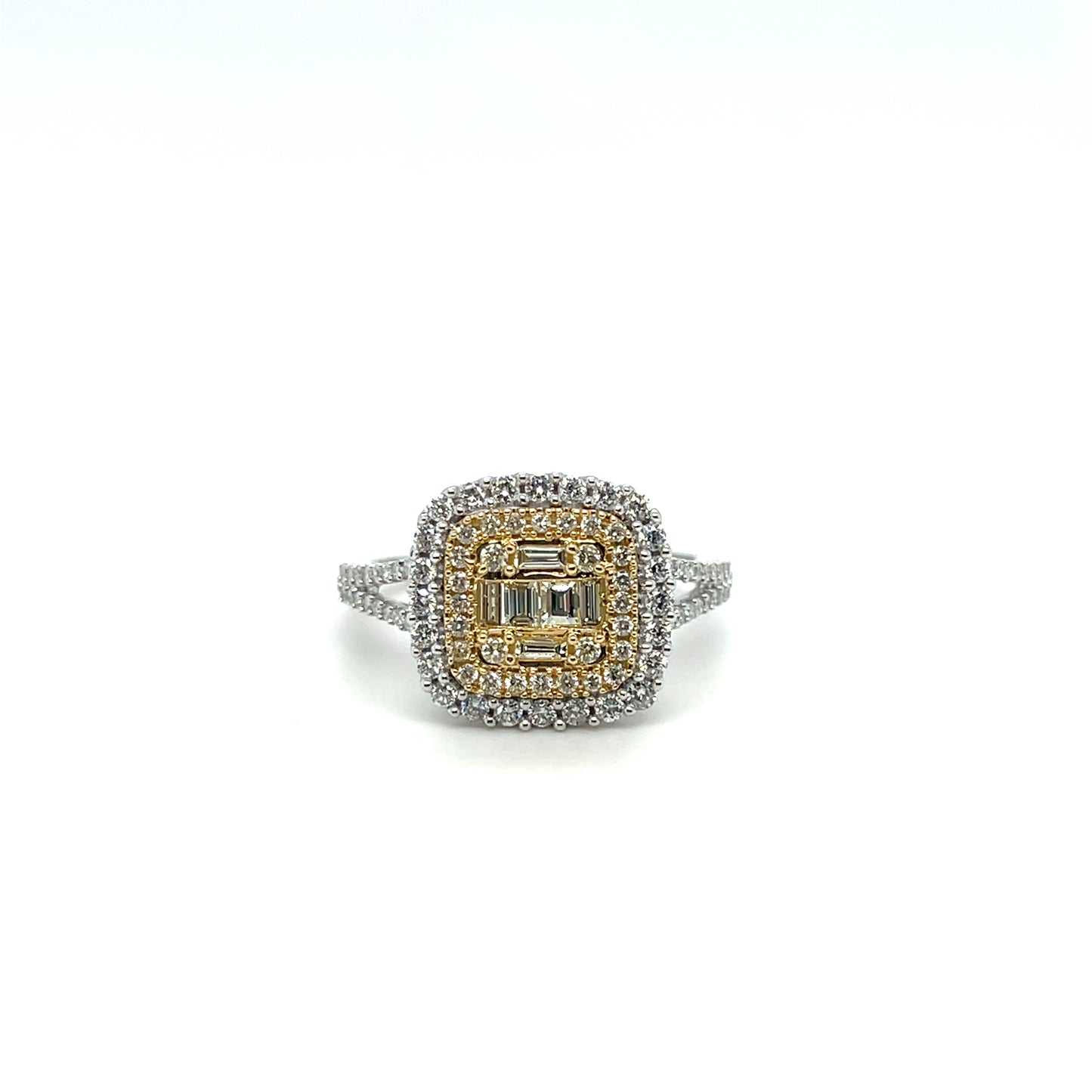 1.00CTW Diamond Ring in 14K Yellow Gold