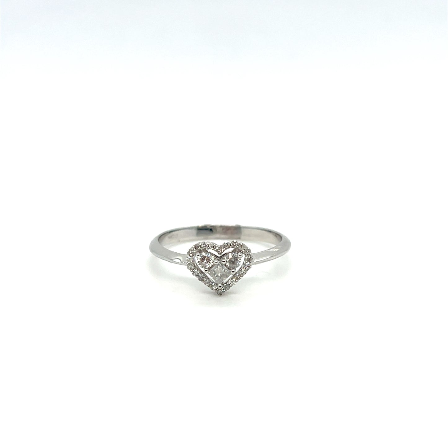 0.25CTW Diamond Ring in 14K White Gold