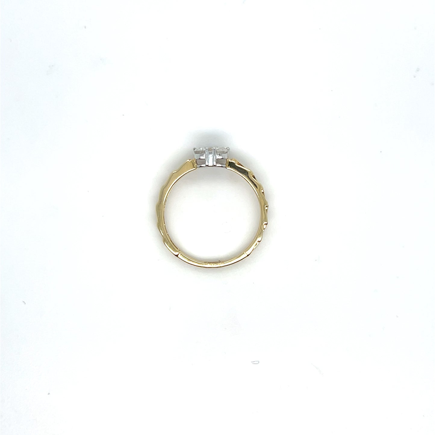 0.42CTW Diamond Ring in 14K Yellow Gold