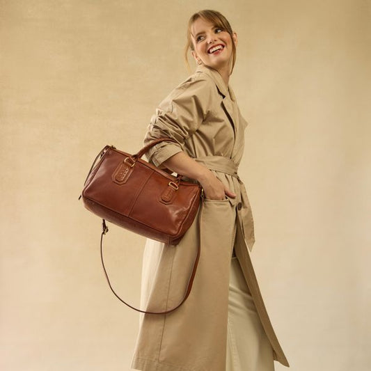 Hobo Expedition Satchel - Pecan Ridge
