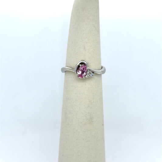 Gemstone & Diamond Diamond-Accented Ring in Platinum