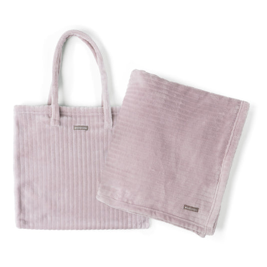 Hello Mello On My Way Tote Blanket - Lilac