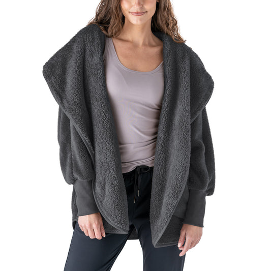 Hello Mello Comfort Zone Cardigan - Charcoal