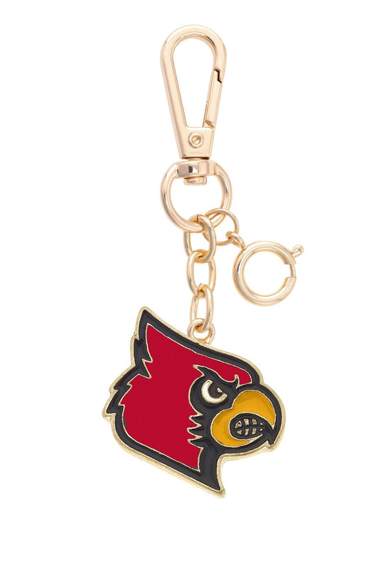 Louisville Cardinals Enamel Logo Bag Charm
