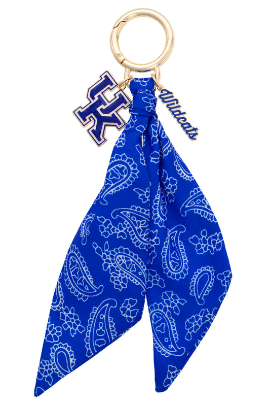 Kentucky Wildcats Logo Bandana Bag Charm