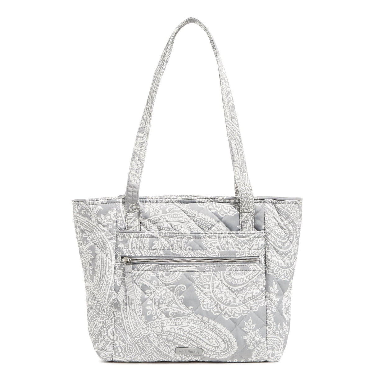 Vera Bradley Small Vera Tote Could Gray Paisley