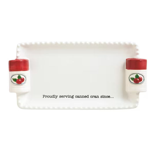 Mudpie Cranberry Icon Tray