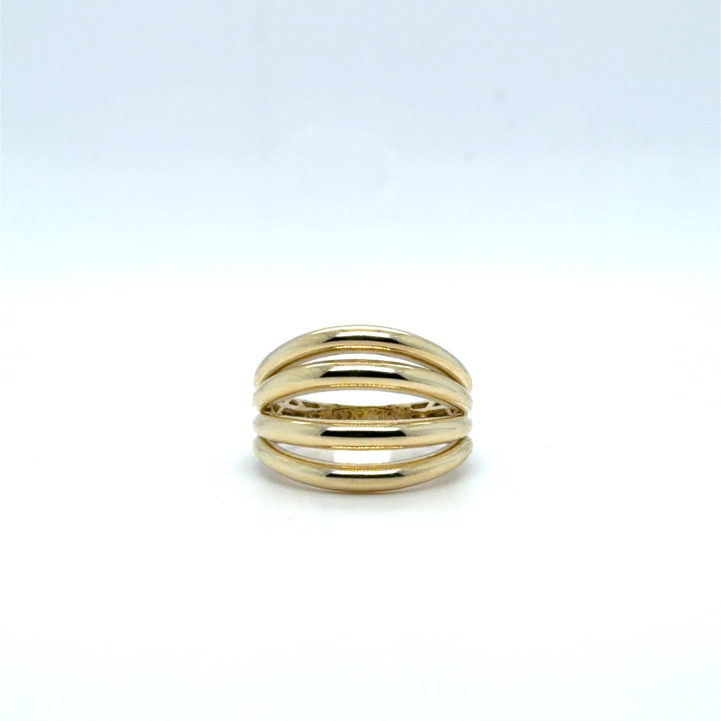 Stacked Gold Band in 10K Yellow Gold