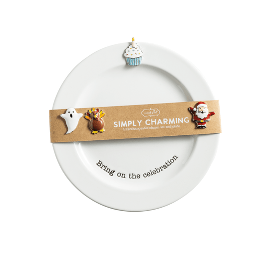 Mudpie Simply Charming Plate