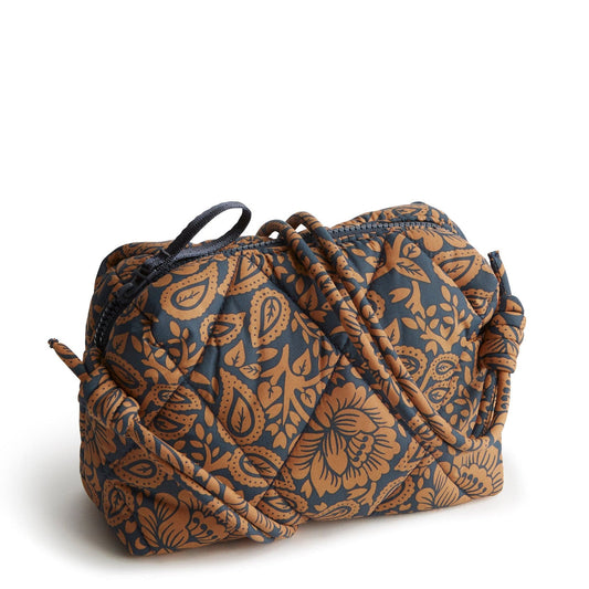 Vera Bradley Blake Crossbody - Lotus Montage Roasted Pecan